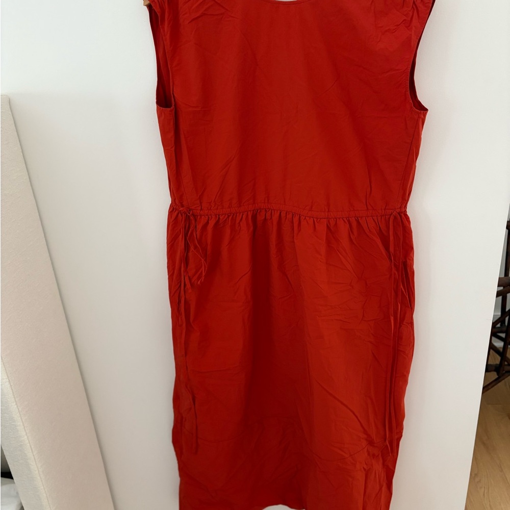 Uniqlo Orange Maxi Dress